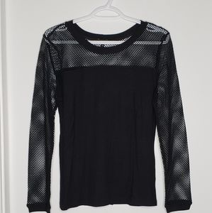 Storm LA Mesh & Solid Panel Long Sleeve